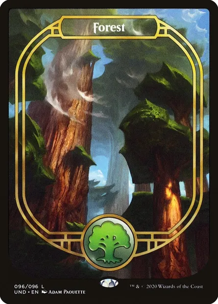 Forêt, carte Magic UND 96 — extension Unsanctioned