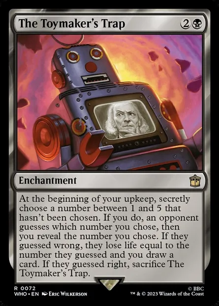 The Toymaker's Trap, Magic card WHO 72 — Doctor Who set