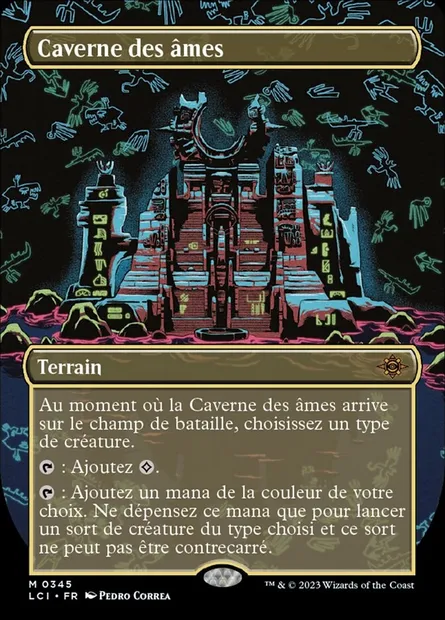 Caverne des âmes, carte Magic LCI 345 — extension The Lost Caverns of Ixalan