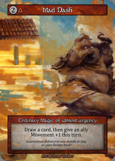 Mad Dash, Sorcery card ALP 235 — Alpha set