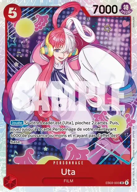 Uta, carte One Piece EB03-003 — extension ONE PIECE HEROINES EDITION