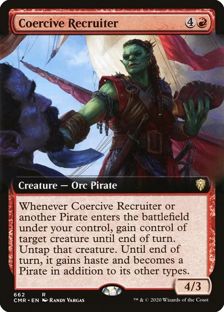 Coercive Recruiter, Magic card CMR 662 — Commander Legends set