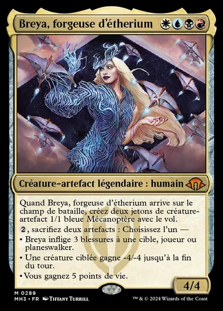 Breya, forgeuse d'étherium, carte Magic MH3 289 — extension Modern Horizons 3