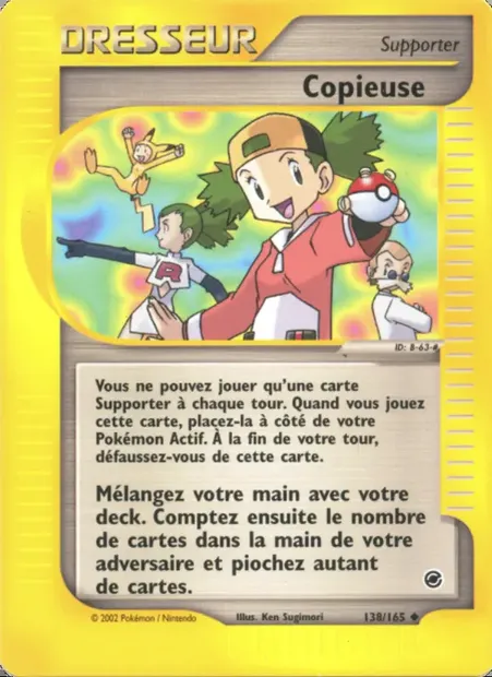 Copieuse, carte Pokémon EX 138 — extension Expedition