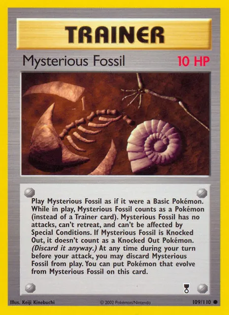 Mystérieux fossile, carte Pokémon LC 109 — extension Legendary Collection