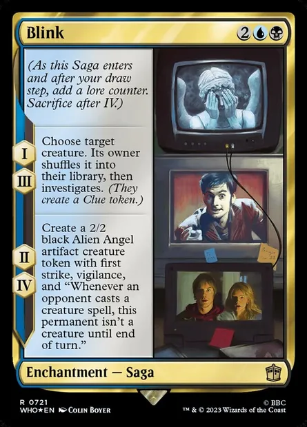 Blink, Magic card WHO 721 — Doctor Who set