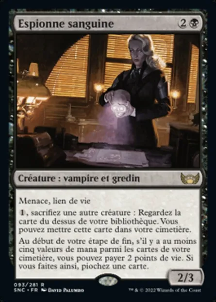 Espionne sanguine, carte Magic SNC 93 — extension Les rues de la Nouvelle-Capenna