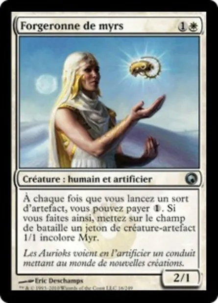 Forgeronne de myrs, carte Magic SOM 16 — extension Cicatrices de Mirrodin