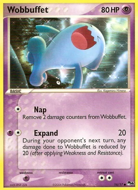 Wobbuffet, Pokémon card P4 16 — POP Series 4 set