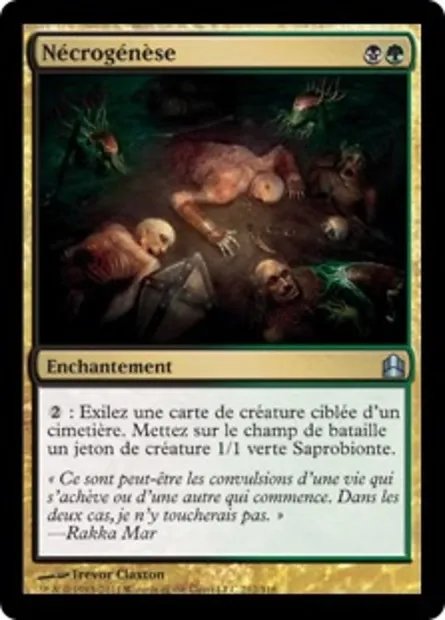 Nécrogénèse, carte Magic CMD 212 — extension Commander 2011