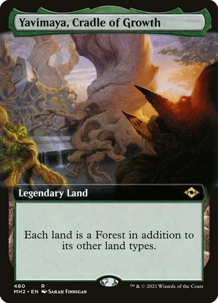 Yavimaya, Cradle of Growth, Magic card MH2 480 — Modern Horizons 2 set