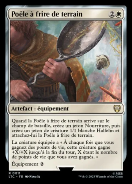 Poêle à frire de terrain, carte Magic LTC 11 — extension Tales of Middle-earth Commander
