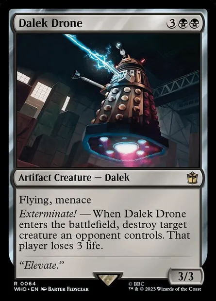 Dalek Drone, Magic card WHO 64 — Doctor Who set