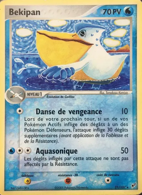 Bekipan, carte Pokémon DX 21 — extension EX Deoxys