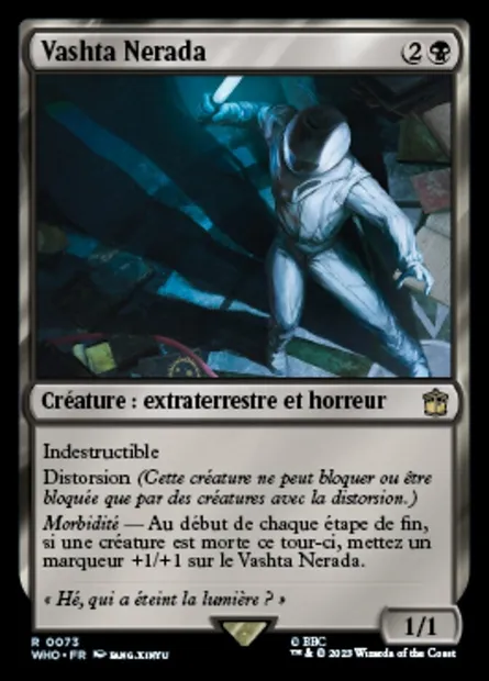 Vashta Nerada, carte Magic WHO 73 — extension Doctor Who