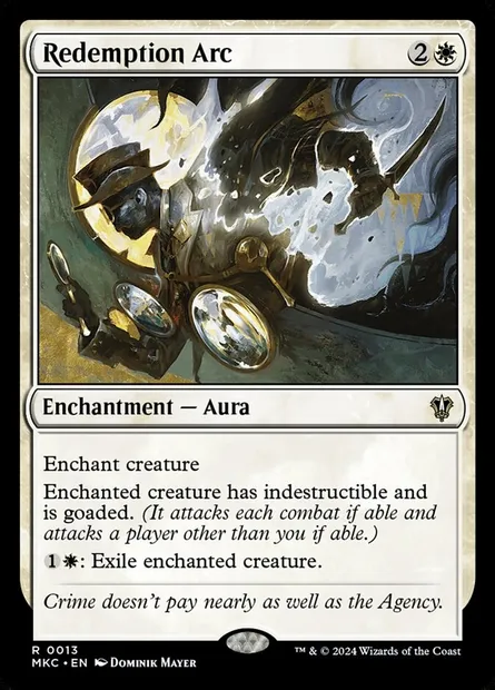 Redemption Arc, Magic card MKC 13 — Murders at Karlov Manor Commander set