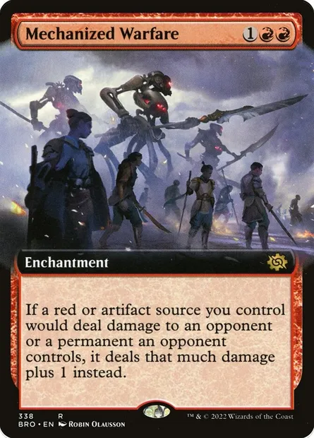 Mechanized Warfare, Magic card BRO 338 — The Brothers' War set