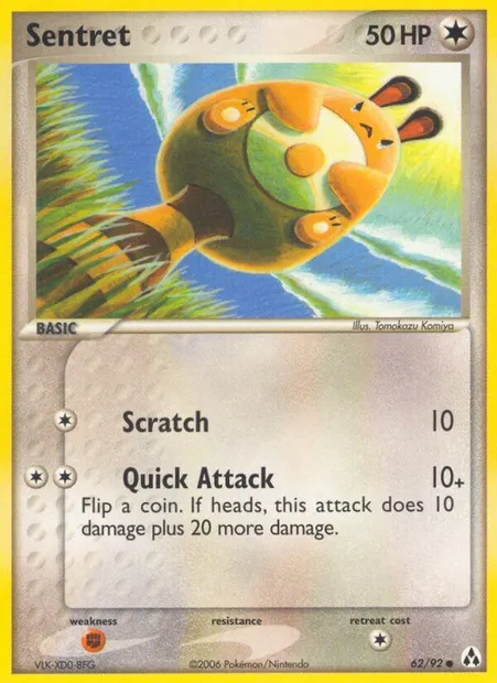 Sentret, Pokémon card LM 62 — Legend Maker set