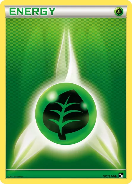 Grass Energy, Pokémon card BLW 105 — Black & White set