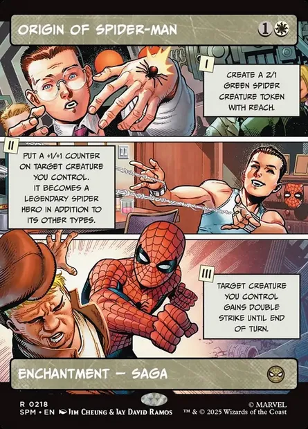 Origin of Spider-Man, Magic card SPM 218 — Marvel's Spider-Man set