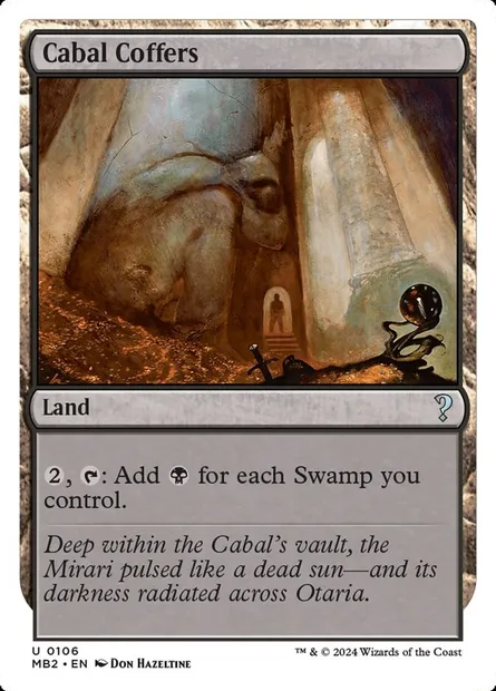 Cabal Coffers, Magic card MB2 106 — Mystery Booster 2 set