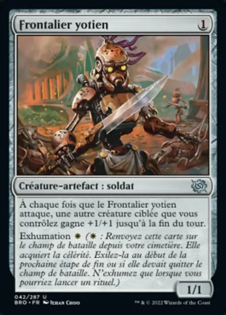 Frontalier yotien, carte Magic BRO 42 — extension La Guerre Fratricide