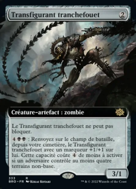 Transfigurant tranchefouet, carte Magic BRO 333 — extension La Guerre Fratricide
