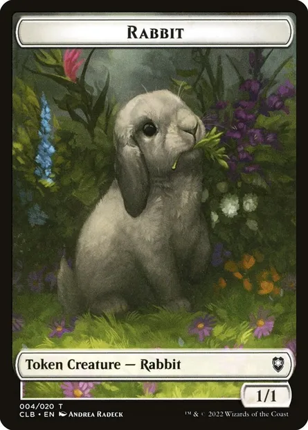 Rabbit, Magic card TCLB 4 — Battle for Baldur's Gate Tokens set