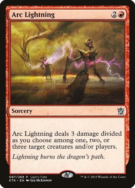 Arc Lightning, Magic card UGIN 97 — Ugin's Fate set