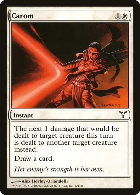 Carambolage, carte Magic DIS 6 — extension Discorde