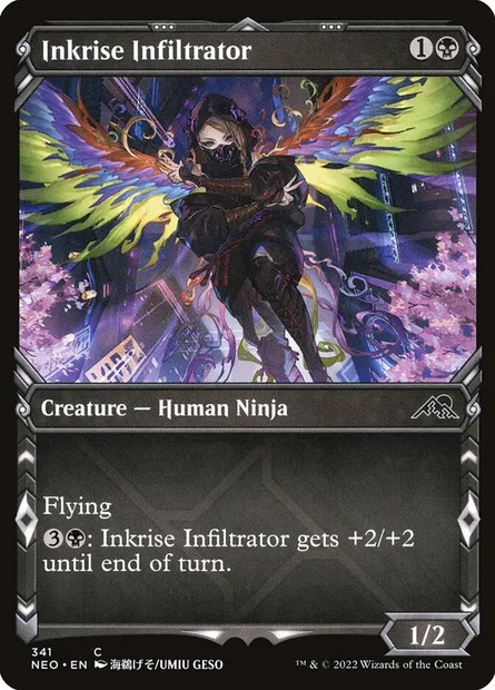 Inkrise Infiltrator, Magic card NEO 341 — Kamigawa: Neon Dynasty set