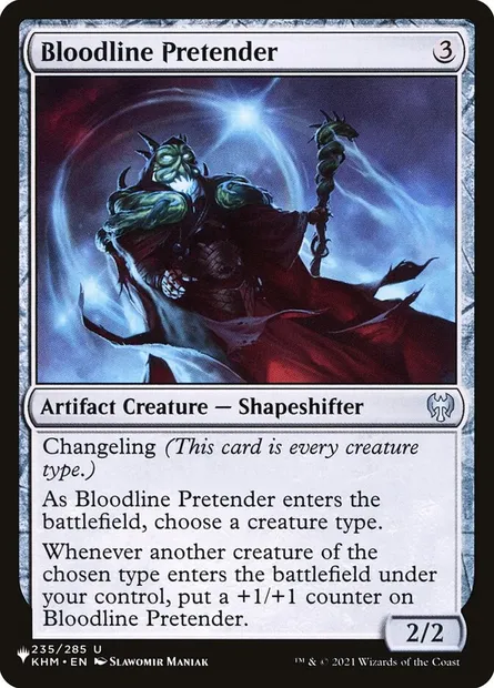 Bloodline Pretender, Magic card PLST KHM-235 — The List set