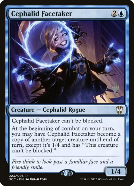 Cephalid Facetaker, Magic card PNCC 23p — New Capenna Commander Promos set