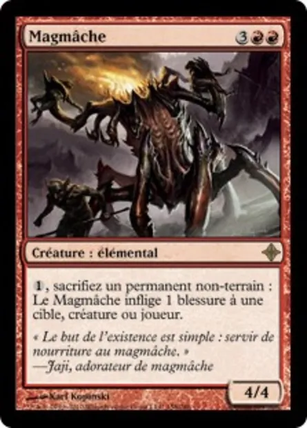 Magmâche, carte Magic ROE 158 — extension L'ascension des Eldrazi