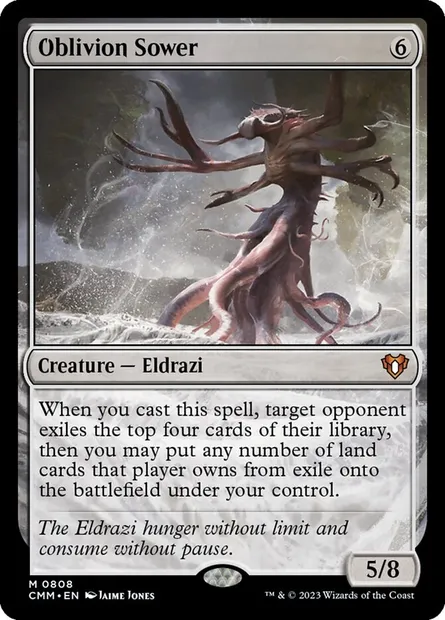 Oblivion Sower, Magic card CMM 808 — Commander Masters set