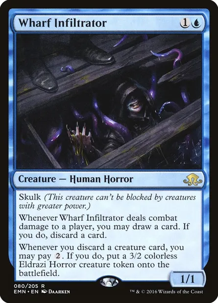 Wharf Infiltrator, Magic card EMN 80 — Eldritch Moon set