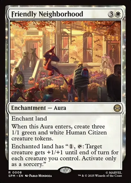 Friendly Neighborhood, Magic card SPM 8 — Marvel's Spider-Man set
