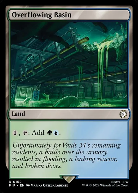 Overflowing Basin, Magic card PIP 152 — Fallout set