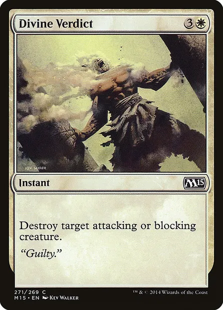 Divine Verdict, Magic card M15 271 — Magic 2015 set