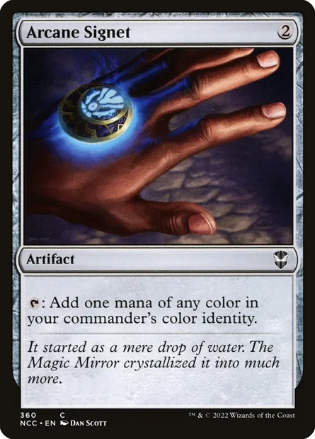 Arcane Signet, Magic card NCC 360 — New Capenna Commander set