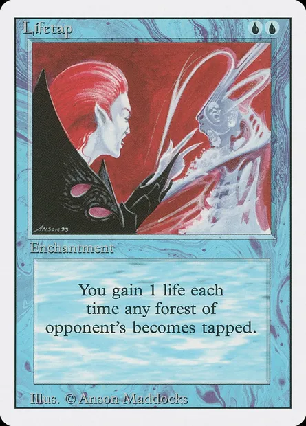 Lifetap, Magic card 3ED 63 — Revised Edition set