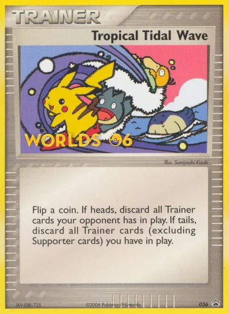 Tropical Tidal Wave, Pokémon card PR-NP 36 — Nintendo Black Star Promos set