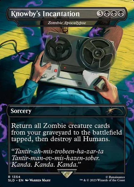 Zombie Apocalypse, Magic card SLD 1354 — Secret Lair Drop set