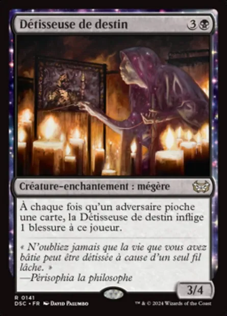 Détisseuse de destin, carte Magic DSC 141 — extension Duskmourn: House of Horror Commander