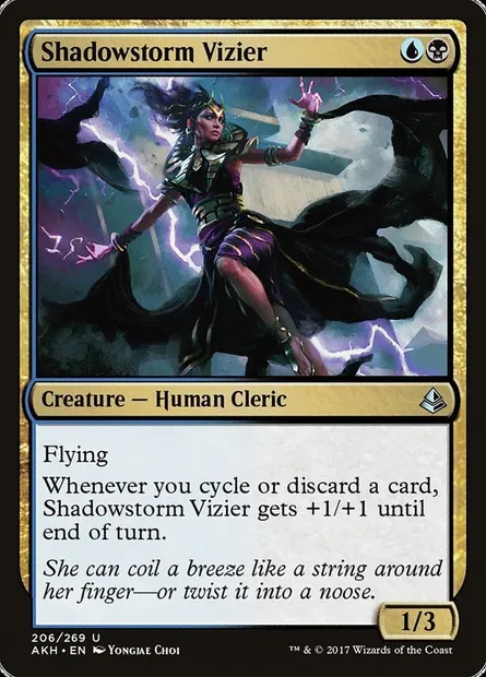Shadowstorm Vizier, Magic card AKH 206 — Amonkhet set