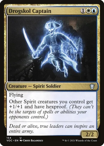 Drogskol Captain, Magic card VOC 154 — Crimson Vow Commander set