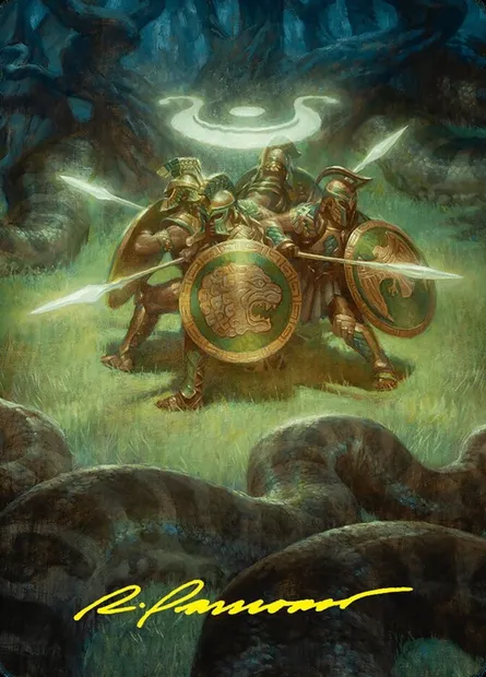 Anthem of Champions // Anthem of Champions, carte Magic AFDN 47 — extension Foundations Art Series