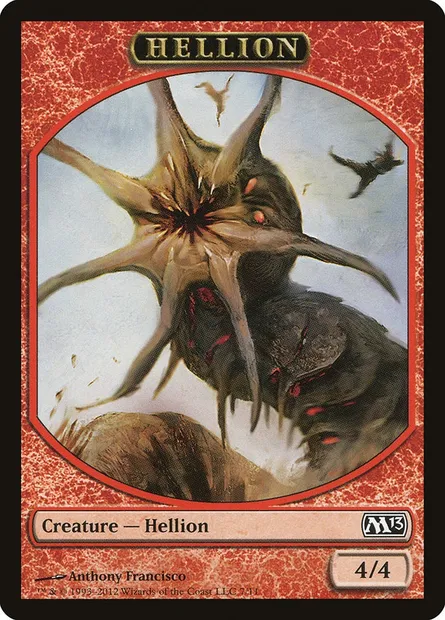 Hellion, Magic card TM13 7 — Magic 2013 Tokens set