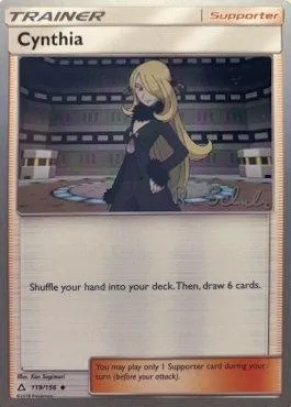 Cynthia, carte Pokémon WCD18 119-3 — extension World Championship Decks 2018