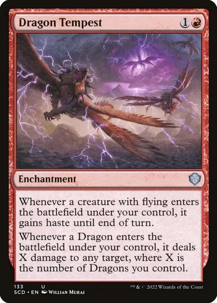 Dragon Tempest, Magic card SCD 133 — Starter Commander Decks set